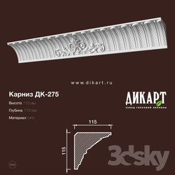 Decorative plaster - www.dikart.ru Dk-275 115Hx115mm 2.8.2019 