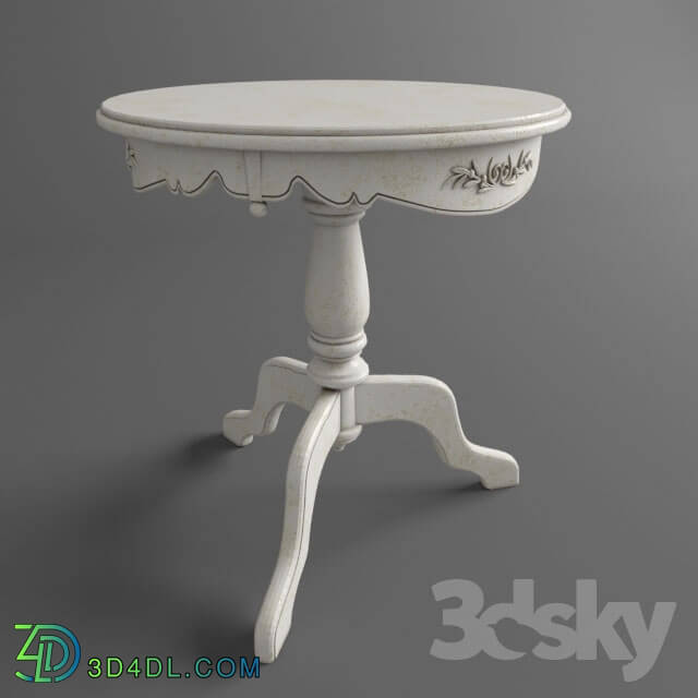 Table - table-geridon _Romance_