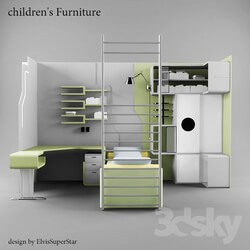 Full furniture set - children_s Furniture 