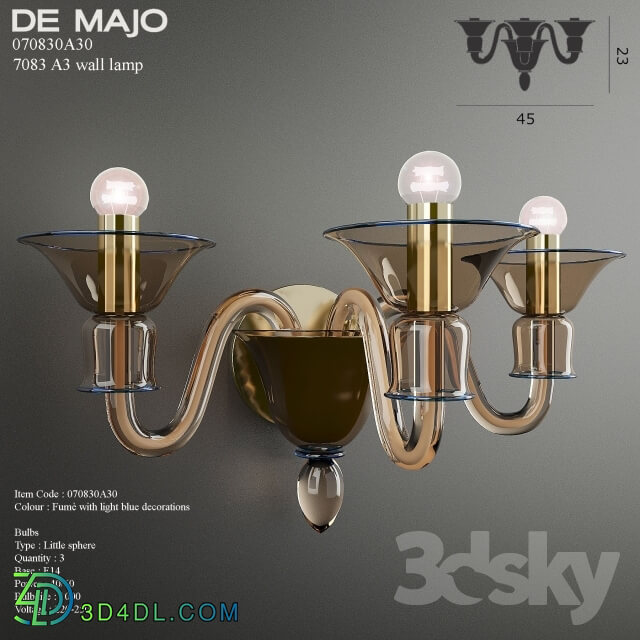 Wall light - De Majo 7083 A3_ wall lamp