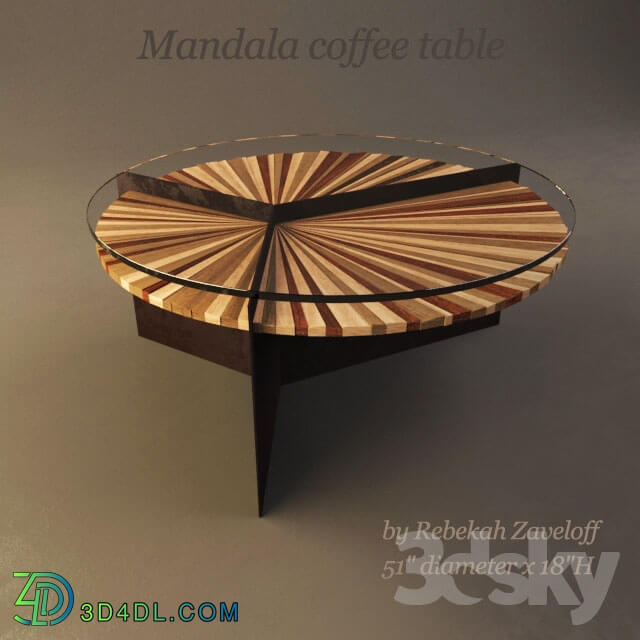 Table - mandala coffee table