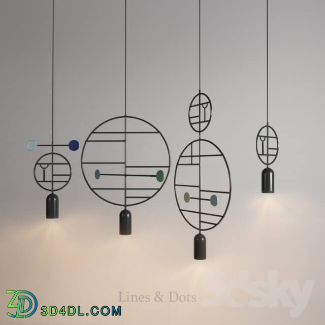 Ceiling light - As an abstract pendant lamp