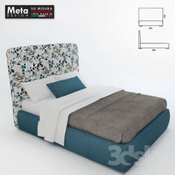 Bed - Bed META DESIGN MIRRA art.352box 