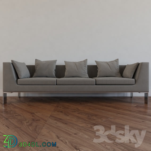 Sofa - simple modern white sofa ultra