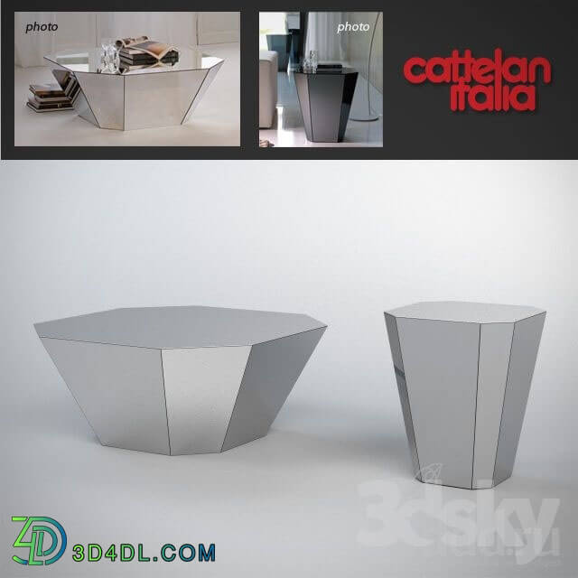 Table - Cattelan Italia _ Otto Side Table and Coffee Table