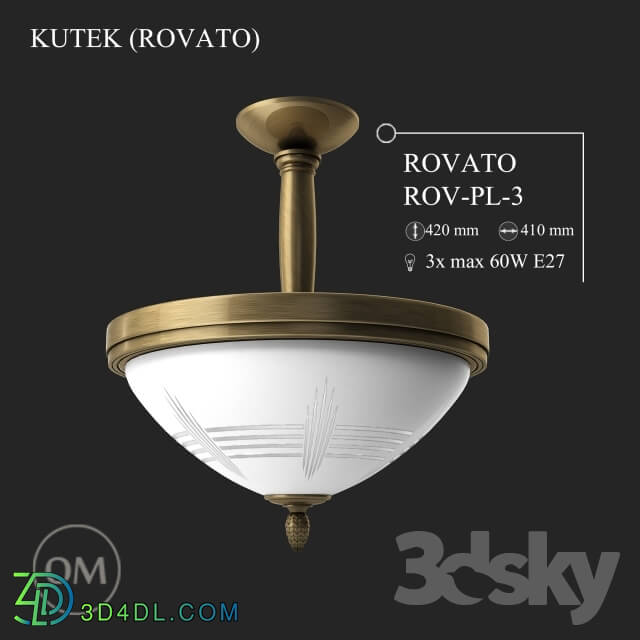 Ceiling light - KUTEK _ROVATO_ ROV-PL-3