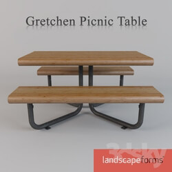 Table _ Chair - Gretchen Picnic Table 