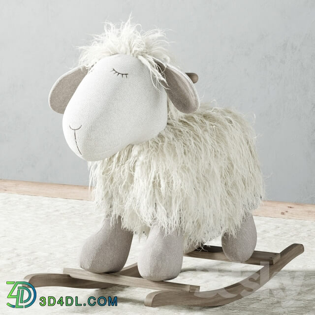 Toy - Plush Rocking _ Lamb