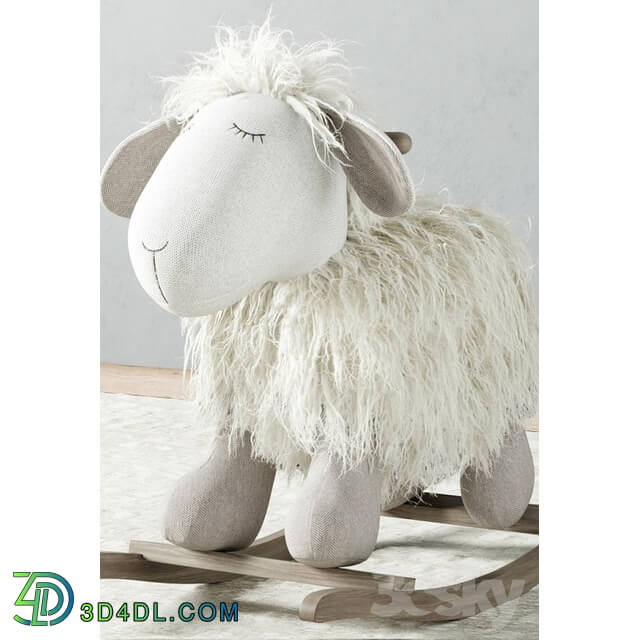 Toy - Plush Rocking _ Lamb