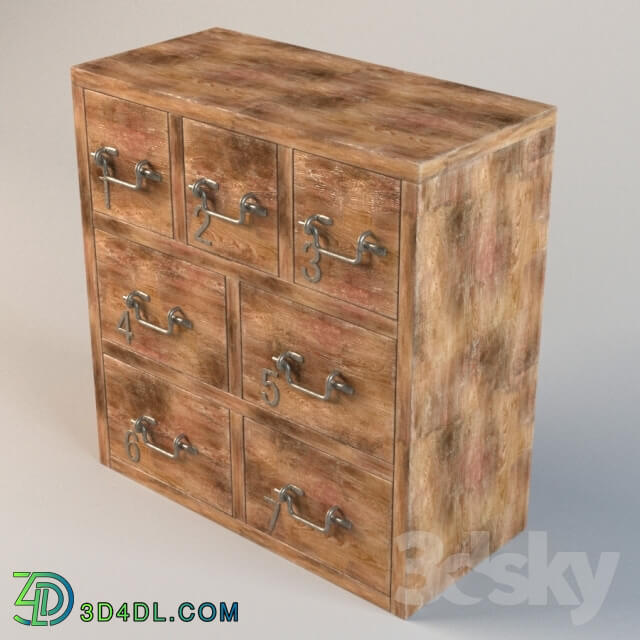 Sideboard _ Chest of drawer - Blocky 7 Draver Home Concept