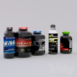 Sports - Gym supplements bottle 