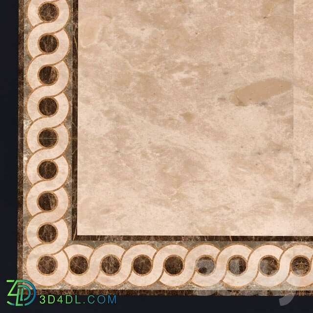 Floor coverings - classic marble floor 1