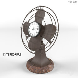 Other decorative objects - Watch _quot_Tick-tack_quot_ fan INTERIORFAB 