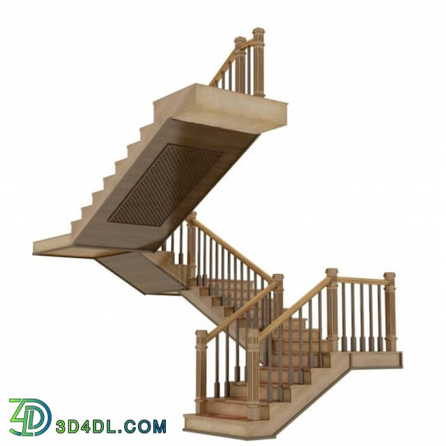 Staircase - Wooden stairs