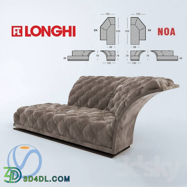 Sofa - Sofa Longhi Noa
