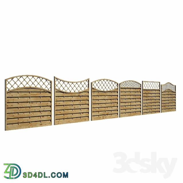 Other architectural elements - Wooden fence