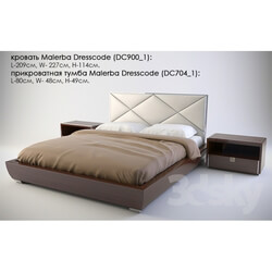 Bed - bed Malerba Dresscode _DC900_1_ 