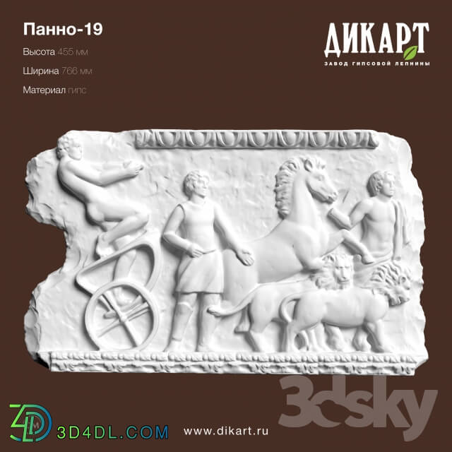 Decorative plaster - Panel-19_455x766mm