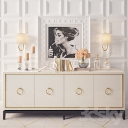 Sideboard _ Chest of drawer - Galimberti Nino Asmara _ decorative set 