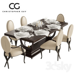 Table _ Chair - Christopherguy - Fontaine 76-0103 