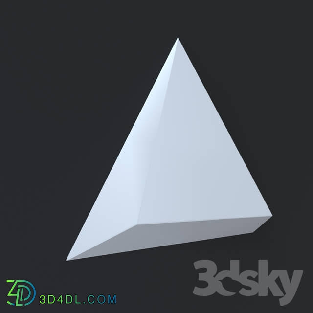 3D panel - Triangle