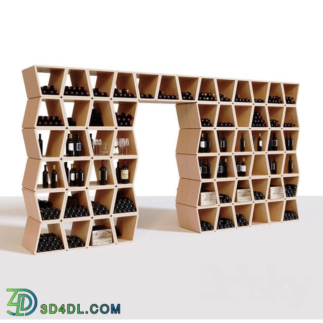 Other - Modular wine wall rack _arch_