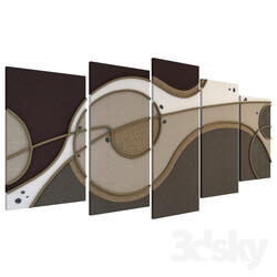 Frame - Abstract Art - Decorative Panel COSMOS 