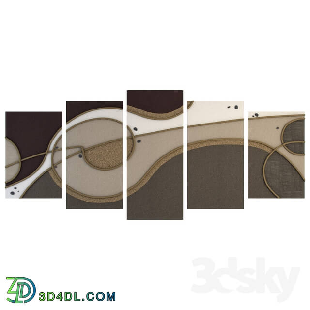 Frame - Abstract Art - Decorative Panel COSMOS