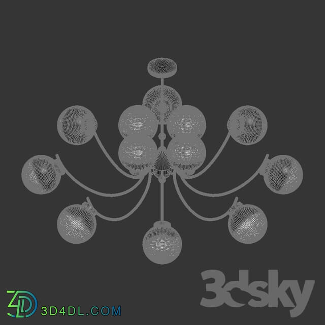 Ceiling light - Chandelier Handle Studio