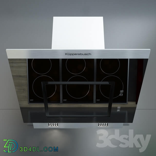 Kitchen appliance - Black Kitchen Hood KD7610 Kuppersbusch