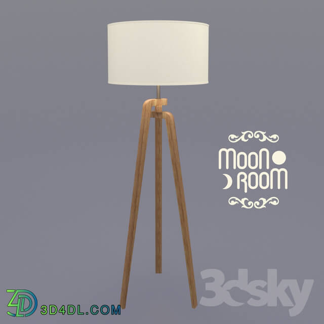 Floor lamp - Floor lamp TRIPOD Bend 2 manufacturer Workshop light Moon Room