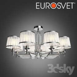 Ceiling light - OM Ceiling chandelier with lampshades Eurosvet 60081_8 Amalfi 