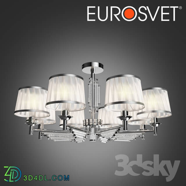 Ceiling light - OM Ceiling chandelier with lampshades Eurosvet 60081_8 Amalfi