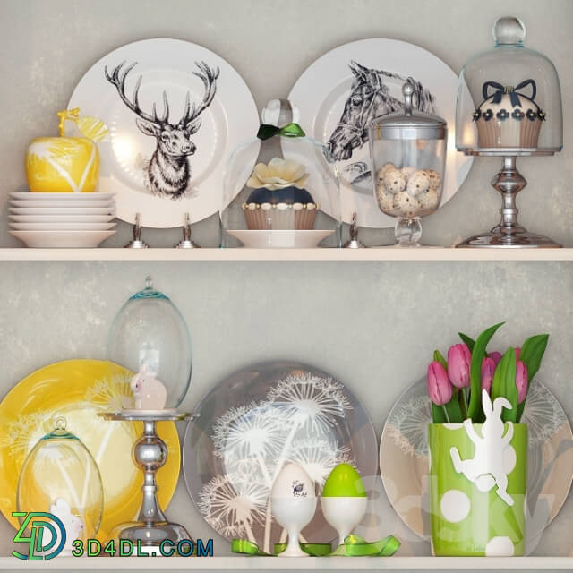 Other kitchen accessories - Decorative composition 06 _ decorative set 06