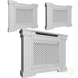 Radiator - Radiator screen with grating Dikart 