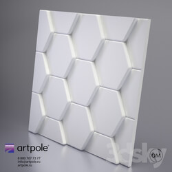 3D panel - Gypsum panel 3d Bee on Artpole 