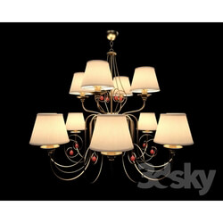 Ceiling light - Arte Lamp A3007LM-Neapolitan 12BZ_90x70 