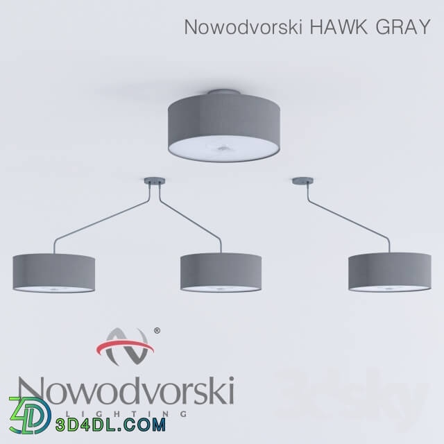 Ceiling light - Nowodvorski HAWK GRAY