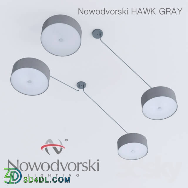 Ceiling light - Nowodvorski HAWK GRAY