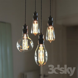 Ceiling light - Edison lamp _bulb Edison_ 