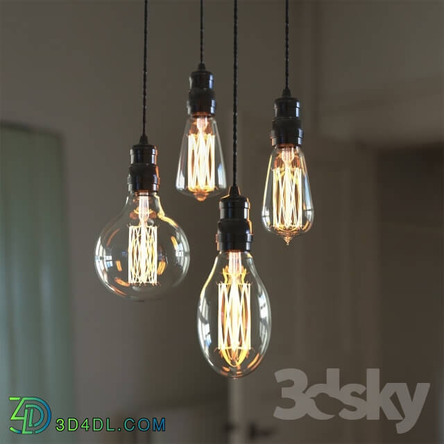 Ceiling light - Edison lamp _bulb Edison_