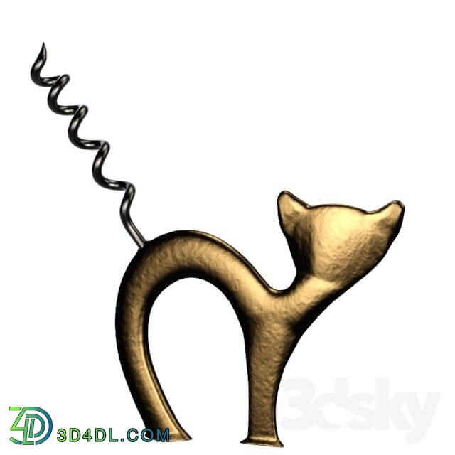 Miscellaneous - corkscrew Cat