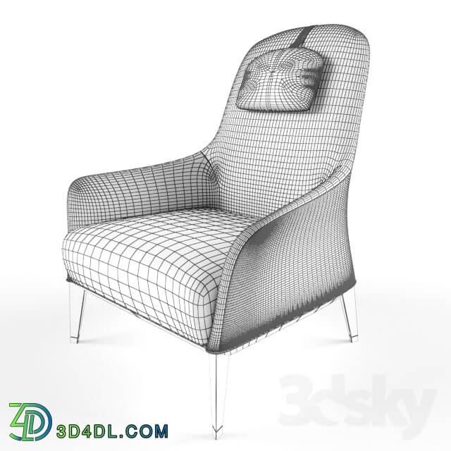 Arm chair - Normal Wing Chair Giorgetti