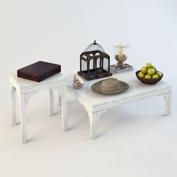 Table - Decorative set of _quot_country_quot_ 
