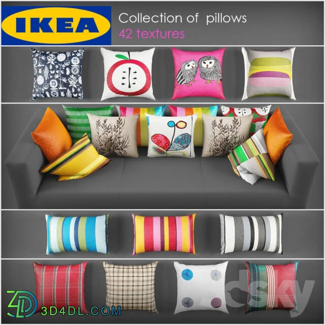 Pillows - Collection of pillows from Ikea