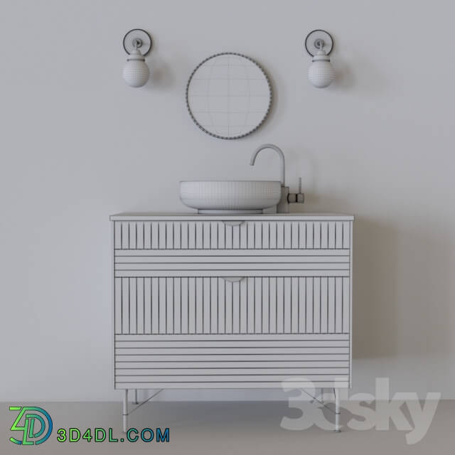 Bathroom furniture - Wash Superfront PARALLELS_ light sconces VITEMOLLA_