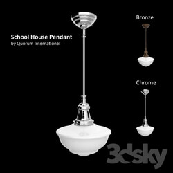 Ceiling light - Quorum Light in Bronze and Chrome 