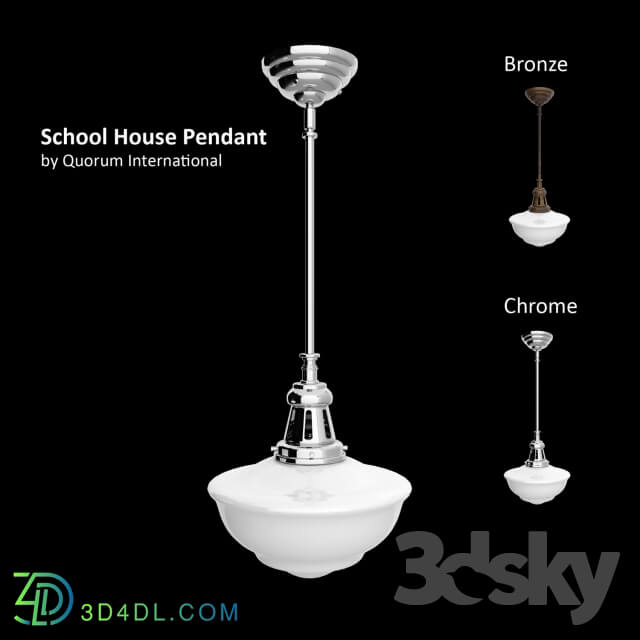 Ceiling light - Quorum Light in Bronze and Chrome