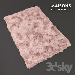 Carpets - Carpet pushitsy pink _ BLUSH faux fur rug in pink 