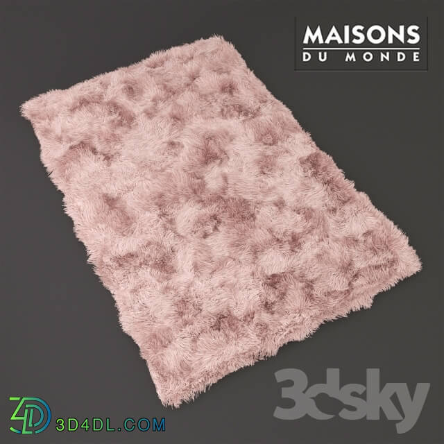 Carpets - Carpet pushitsy pink _ BLUSH faux fur rug in pink